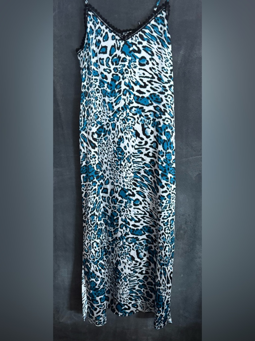 The Kooples 100% Silk Leopard Print Lace Slip Dress – Size EU 1 / XS-S – NWT - Picture 5 of 9